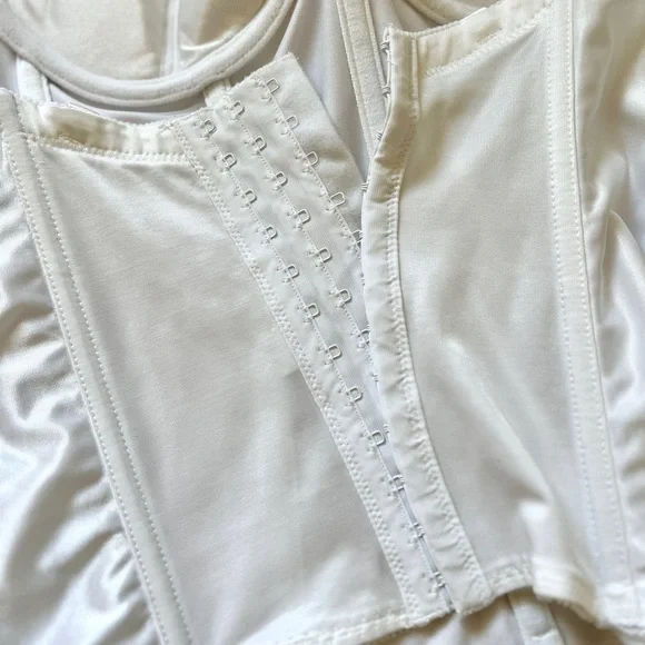 Va Bien 36 C Strapless Bridal Corset Multi Hook Customizable Shaping Long Torso - Picture 12 of 15